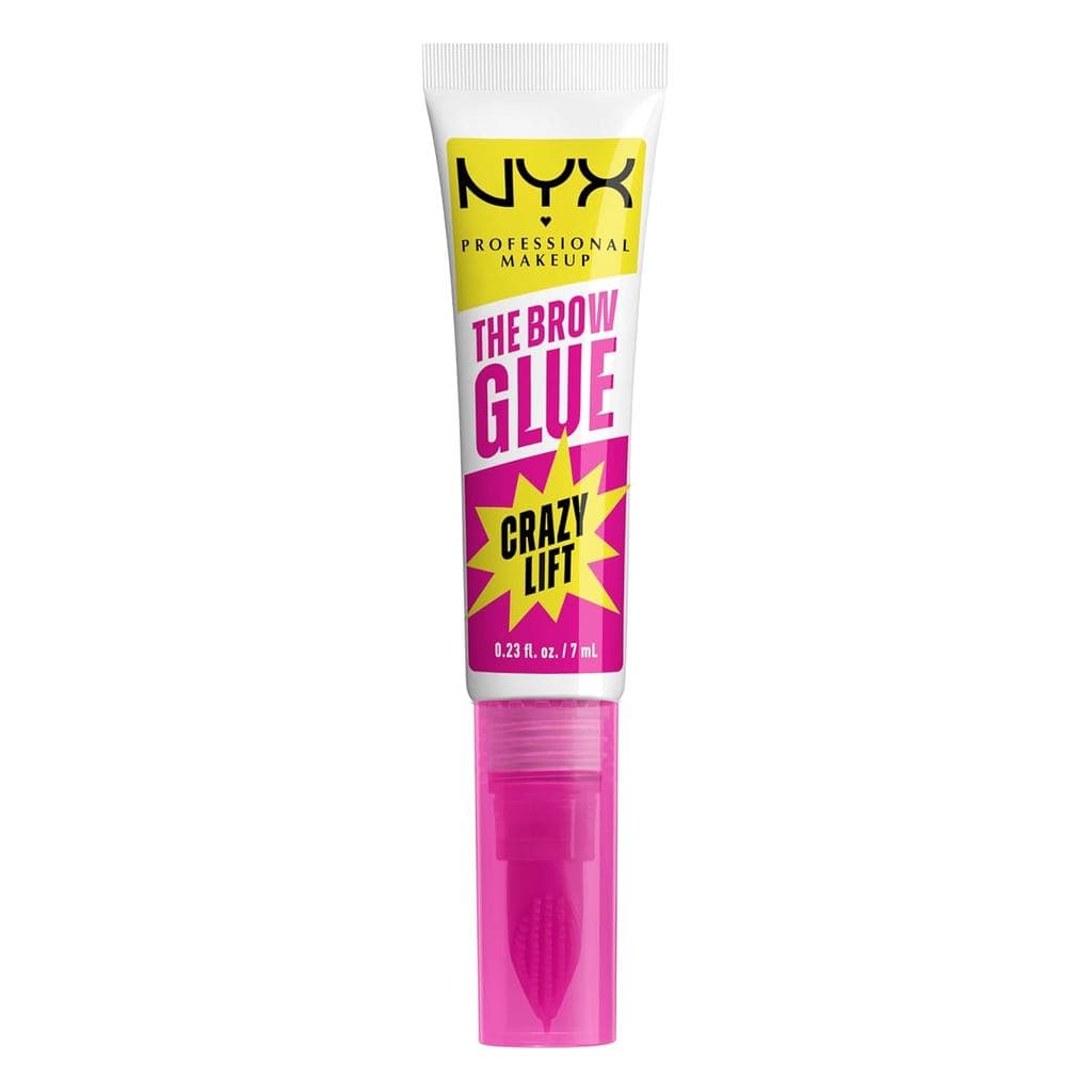 NYX PROFESSIONAL MAKEUP The Brow Glue Crazy Lift, Gel para Laminação de Sobrancelhas com Fixação Forte de 16 Horas e Pen