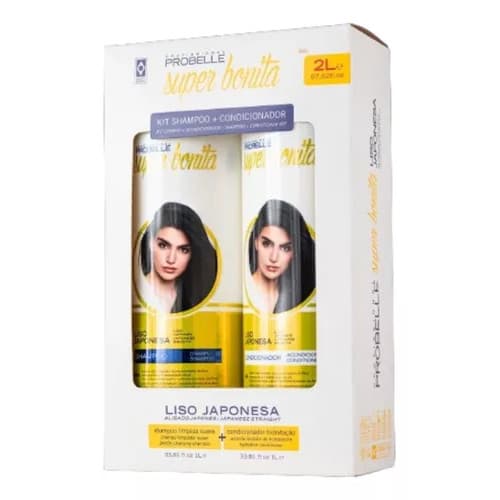 PACK Shampoo e Condiconador 2 L Liso Japonesa - Probelle