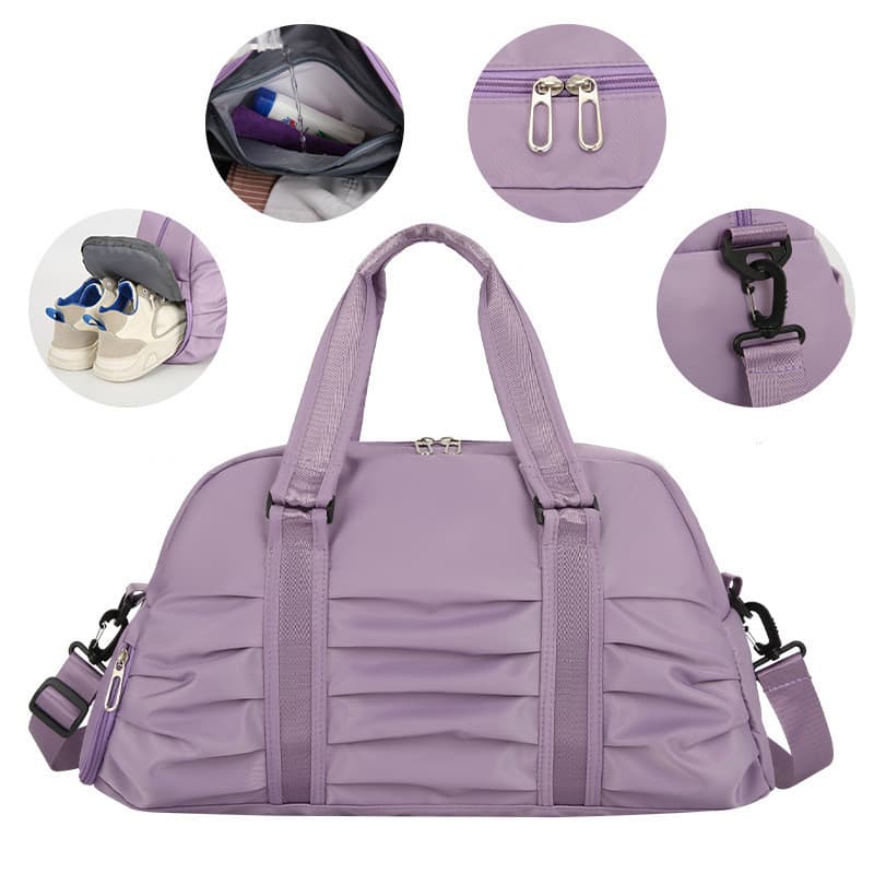 Bolsa de Viagem Impermeável Grande Capacidade Bolsa Esportiva de Ombro para Academia e Fitness