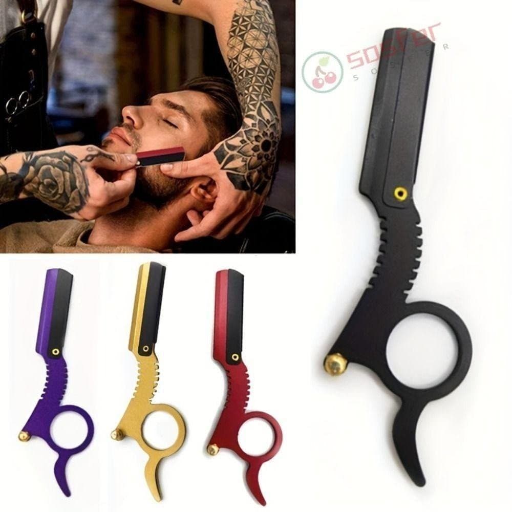 Navalha De Polegar SOSFER , Sem Lâmina De Barbear Segura E Antiga , Suporte Manual Para Limpeza Facial