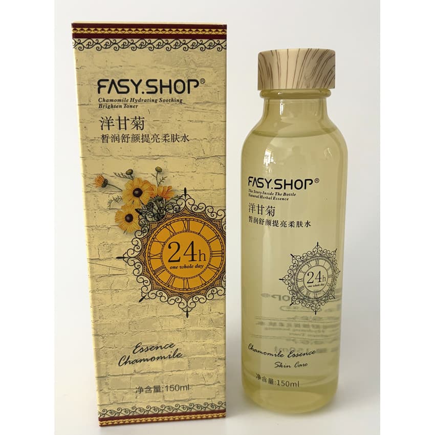 Feisi Shop Camomila Fair Hidratante Calmante Iluminador Toner Hidratante Pele Sensível Sangue Vermelho Iluminador Repara