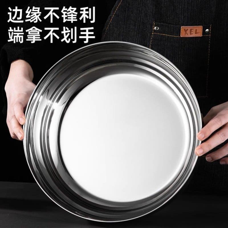 Bacia japonesa de aço inoxidável grossa, lavatório comercial de cozinha doméstica, panela de sopa espessada, panela quen
