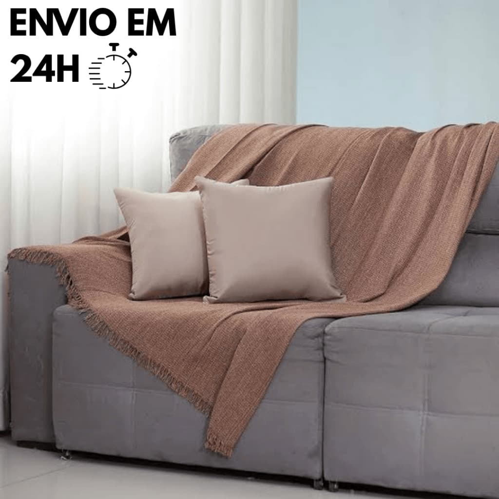 Manta Para Sofá King Size Super Gigante 3,00 x 1,80mts Capa Tipo Protetora Decorativa 3 Metros Luxo