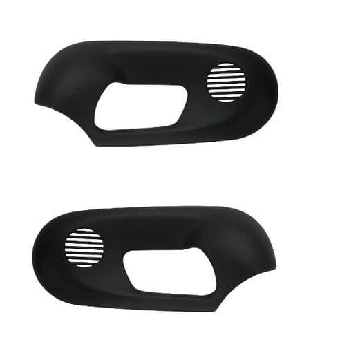 Par Moldura Maçaneta Interna Porta Dianteira Corsa Hatch Sedan Classic PRETO