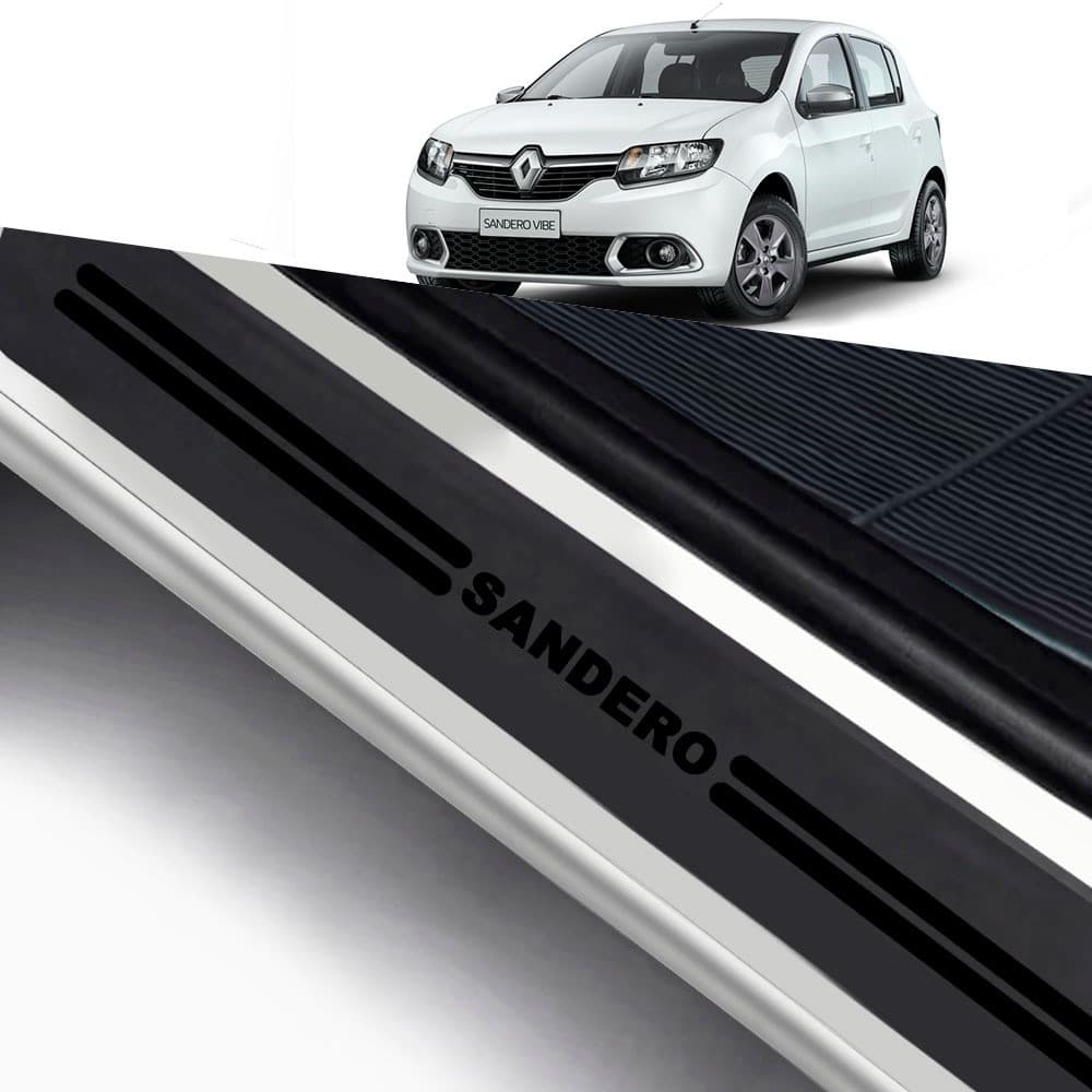 Soleira De Porta Renault Sandero Modelo Universal Carro personalizado