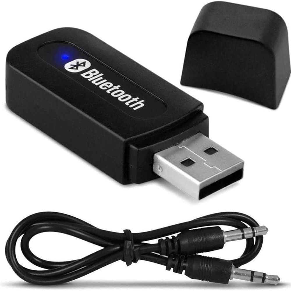 Adaptador Conversor Bluetooth Música Para Som de Carro Que Não Tem Bluetooth USB Auxiliar