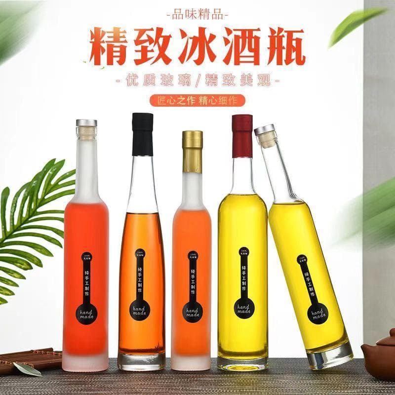 Vendas diretas da fábrica vidro frutas vinho garrafa de vinho tinto garrafa de vinho ocidental garrafa de vinho gelo Sub