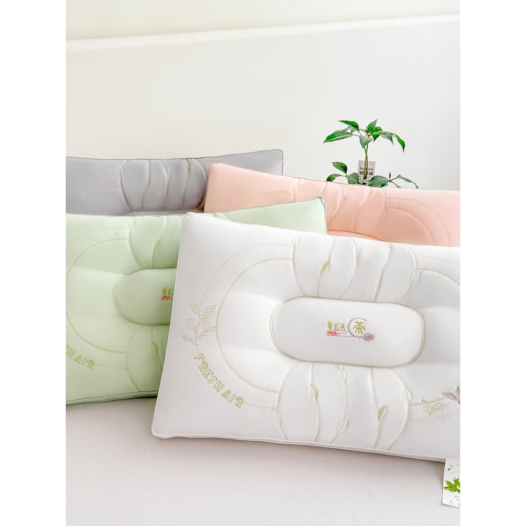 Novo estilo bordado High-End doméstico único travesseiro pele-amigável respirável único confortável dormir cuidados de s