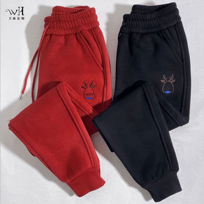 Cor sweatpants feminino verão novo estilo 2024 influenciador de venda quente mais magro olhar primavera outono velo-velo