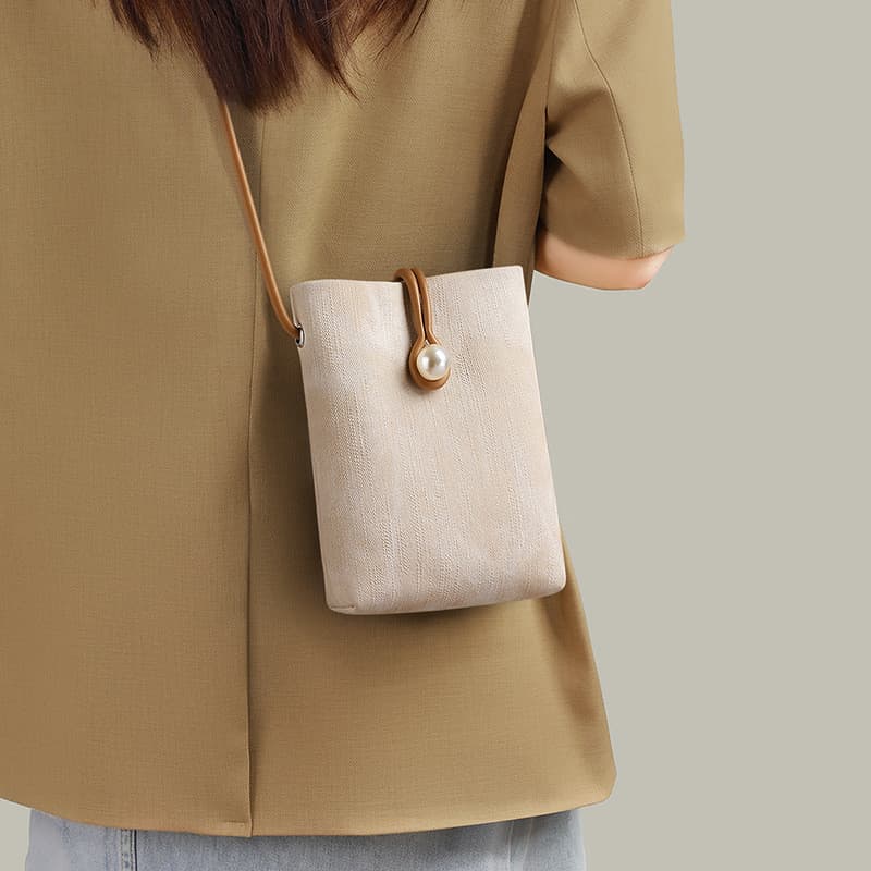 Bolsa para celular novo estilo outono inverno bolsa feminina All-Match bolsa mensageiro leve bolsa de ombro pequena Mini