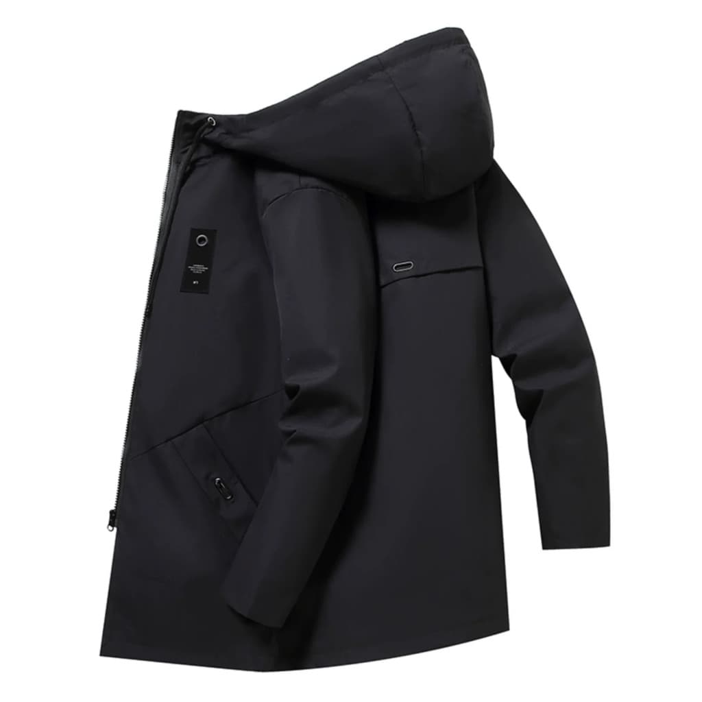 Primavera novo estilo masculino fino blusão masculino Plus Size jaqueta de comprimento médio blusão roupas de outono à p