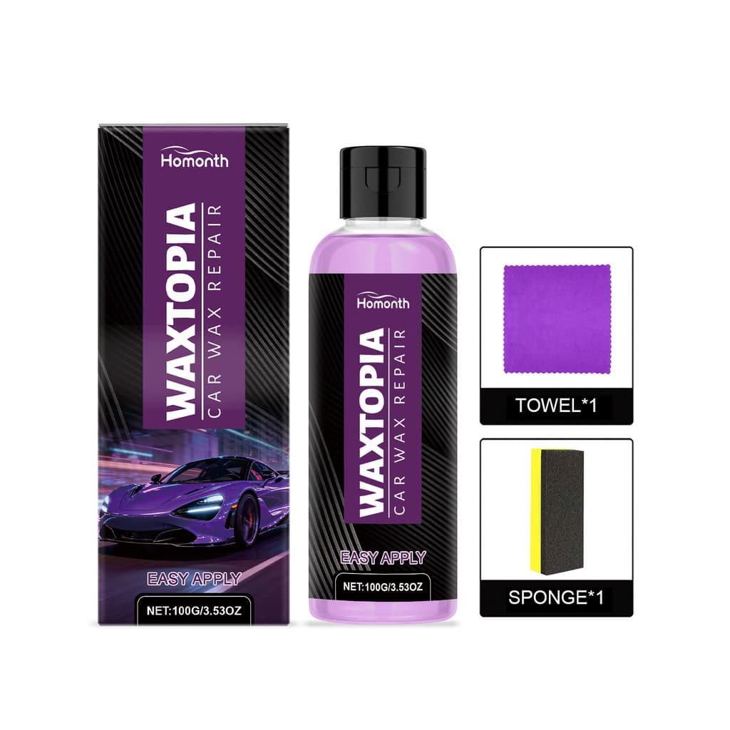 Homês Kit de cuidados com pintura de carro Limpeza suave diária Manchas de arranhões de carro Remodelação Melhorar o bri