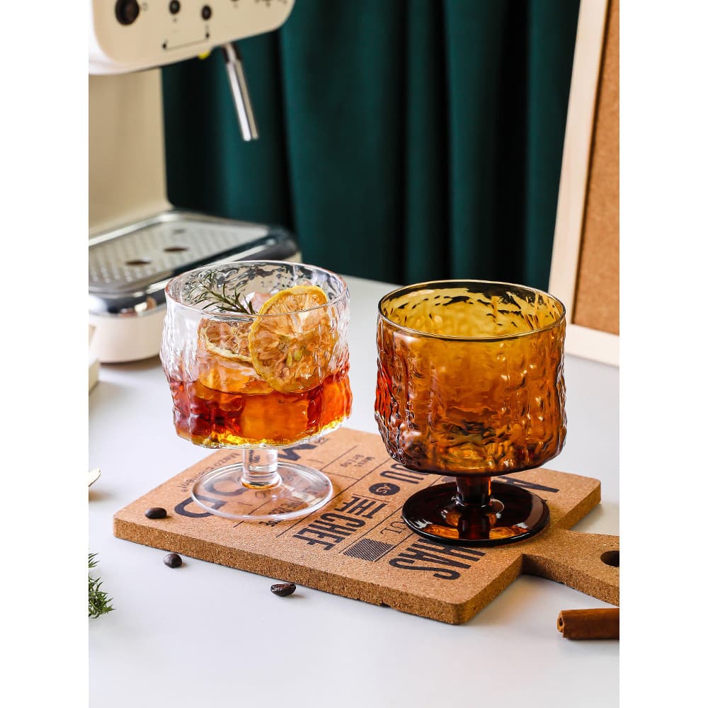 Nicho Design Medieval casca taça suco doméstico bebida fria xícara de café alto valor água espumante copo de vinho