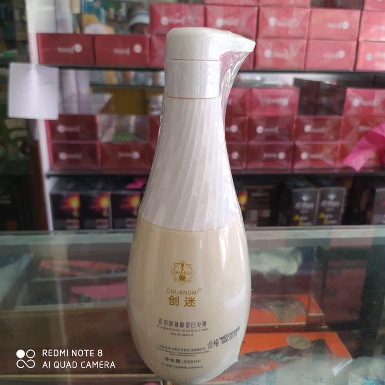 Salão de cabeleireiro mesmo estilo máscara de cabelo Idona fragrância aminoácido proteína máscara de cabelo 500ml pomada