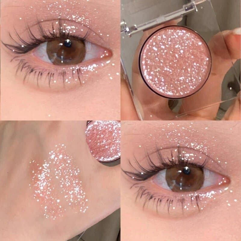 Spring Dream Core Sinta-se bem fada!Paleta de sombras monocromáticas piscando finas iluminando bicho da seda terra cor n