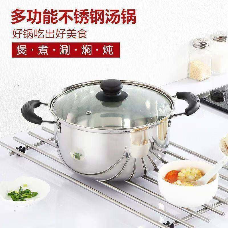 Pote de comida complementar grosso pote de sopa pote de mingau vapor doméstico aço inoxidável gás eletromagnético pote d