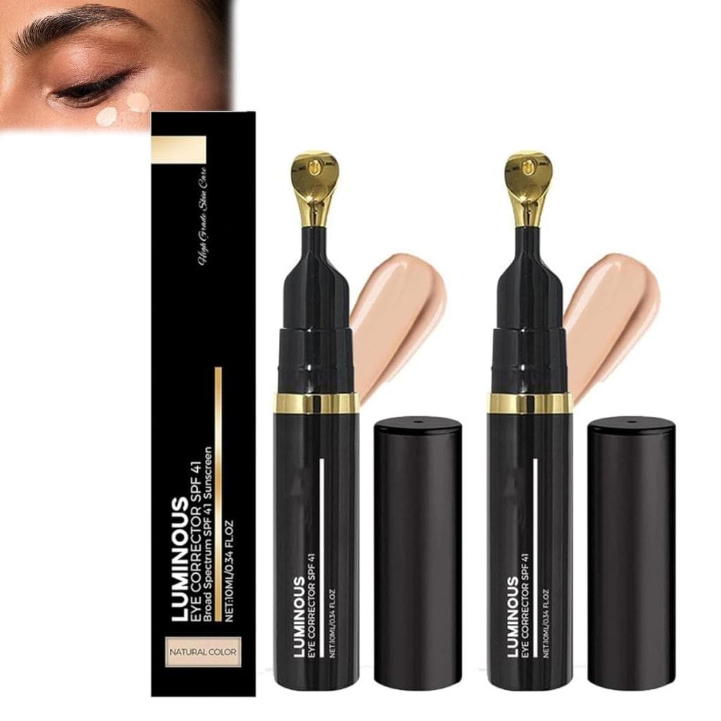 NOVO Corretor de Olhos Luminoso SPF 41, Corretor de Olhos Luminoso, Corretor de Cor para Olheiras, Sérum Hidratante para