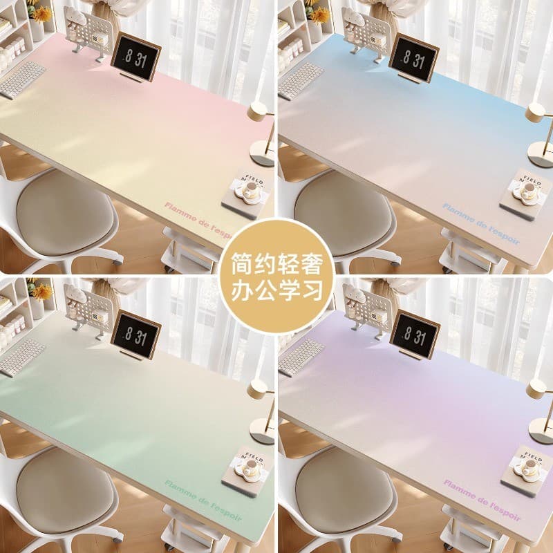 Dopamina tapete de mesa de estudo à prova dwaterproof água cor sólida escritório escrivaninha dedicado tapete protetor q