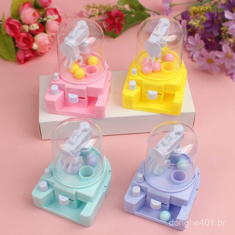 Mini máquina de garras, console de jogos de mesa, máquina de doces, brinquedo infantil