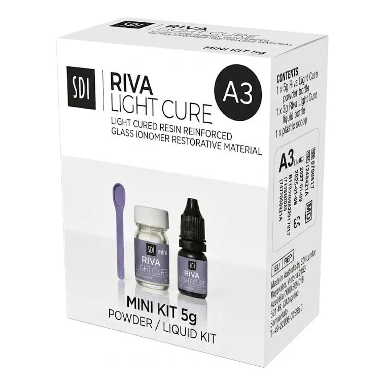 Mini Kit Ionômero De Vidro Riva Light Cure 5g - Sdi