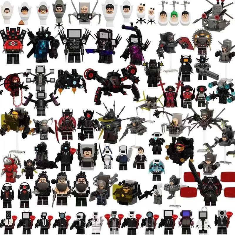 KDL858 K2372 K2371 KDL856 K2357-K2360 Anime Action Figure Bloco De Construção Coleção Brinquedos Para Criança