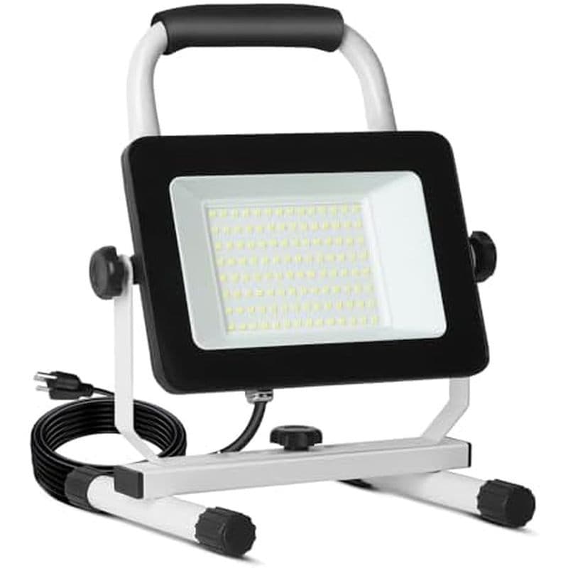 Luz De Trabalho LED UFOND 6000 Lumen Com Suporte , Holofote À Prova D'água De 60 W , Interruptor De Brilho Ajustável , C