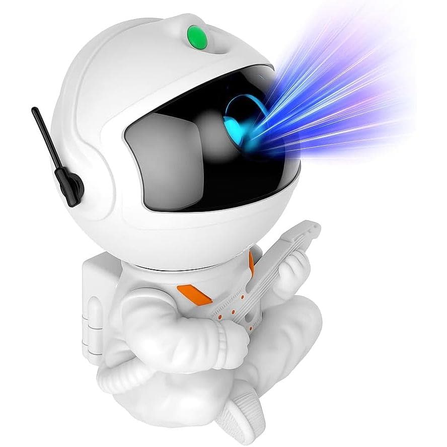 Projetor de Estrelas Galáxia Astronauta – Projetor de Luz de Nebulosa com Controle Remoto, 360 °   Luz Noturna Infantil