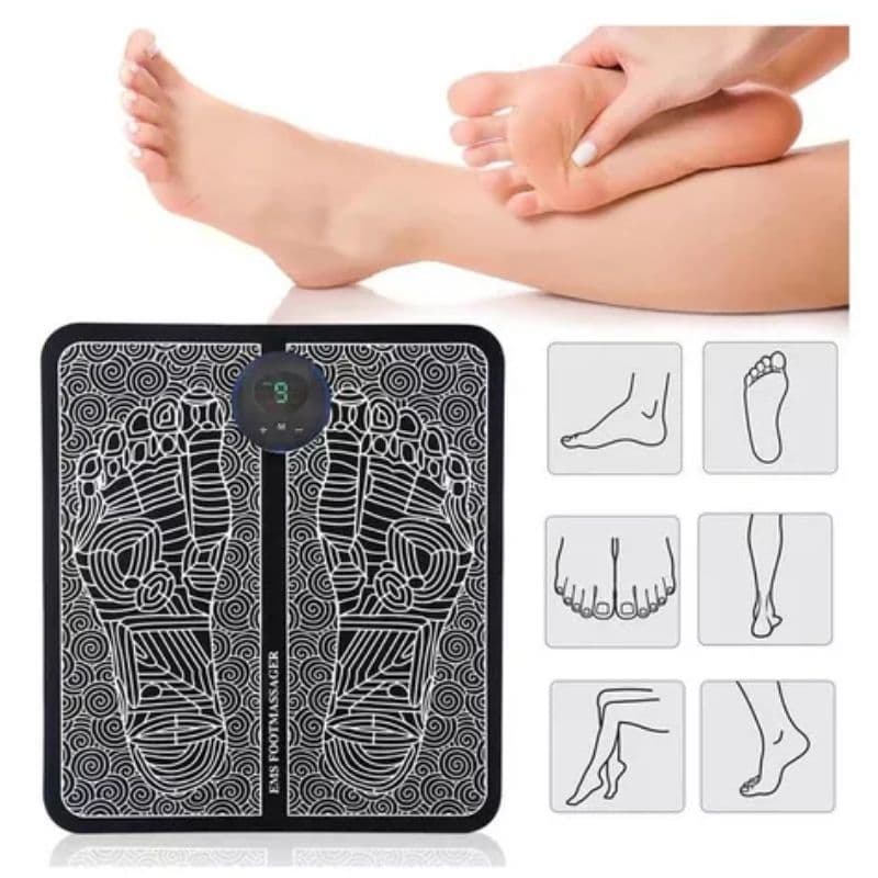 Massageador Tapete Para Pés Elétrico Estimulação Musc - Novo Pronta Entrega Qualidade Superior