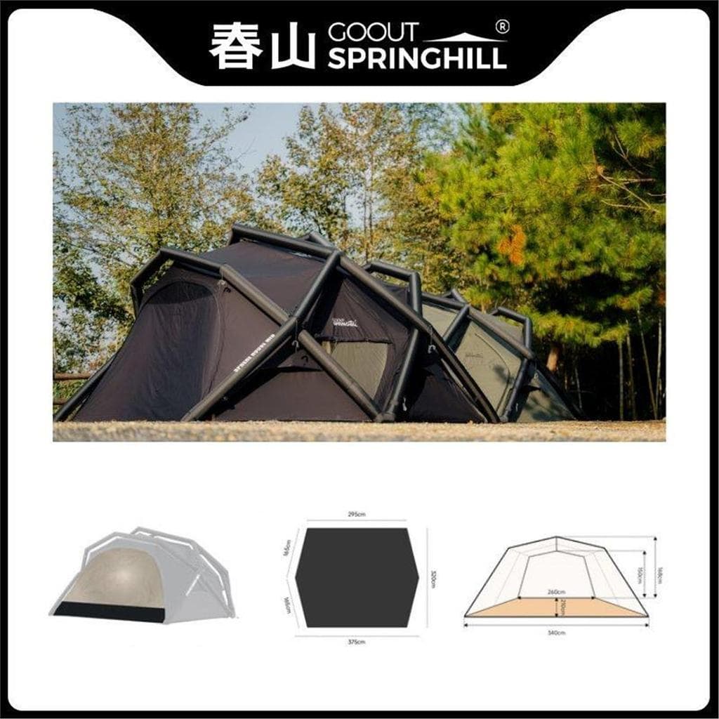 Chunshan Fuxi inflável bola tenda principal TPU porta tela de rede porta banheira tapete Foyer saia neve acessórios