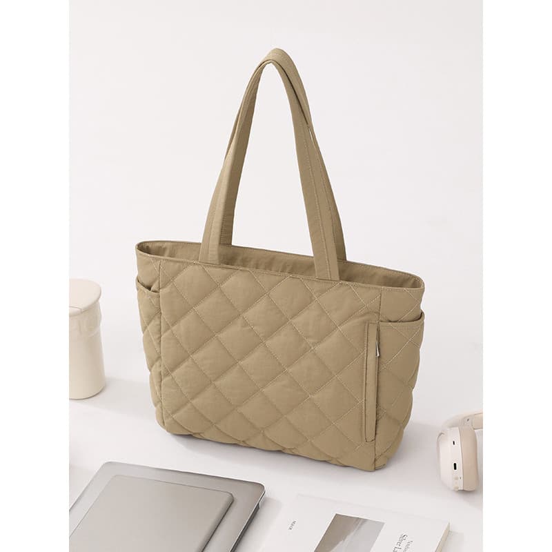 Bolsa Tote para computador portátil de grande capacidade, bolsa feminina de ombro, portátil, viagem, lazer, moda, armaze
