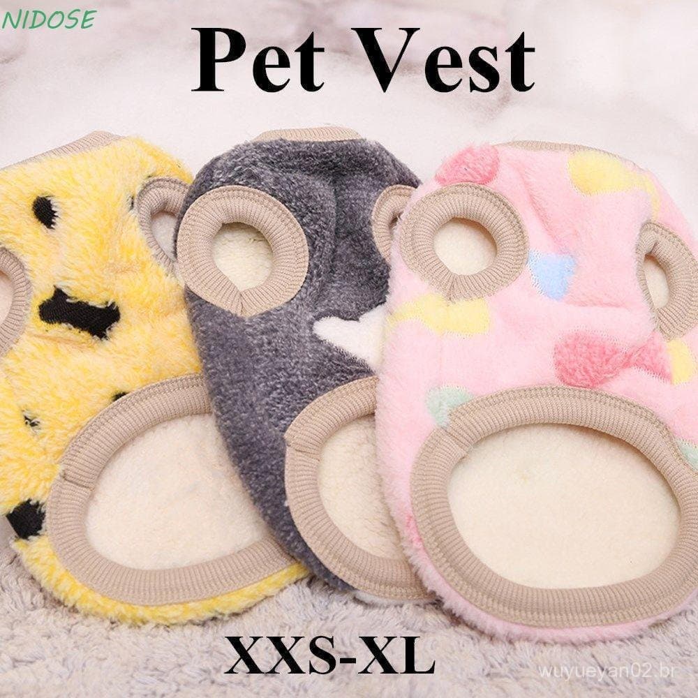 NIDOSE Roupas Para Animais De Estimação Casuais Gatos Pequenos Chihuahua Outono Inverno Cachorros