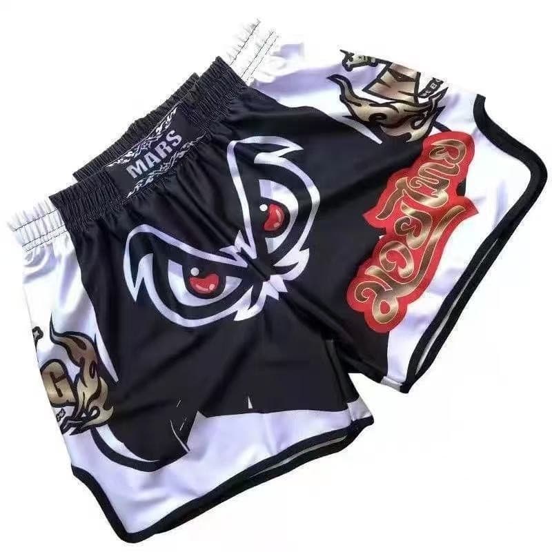 Calças de treinamento de luta livre Muay Thai Boxe Sports Sanda Fighting Shorts