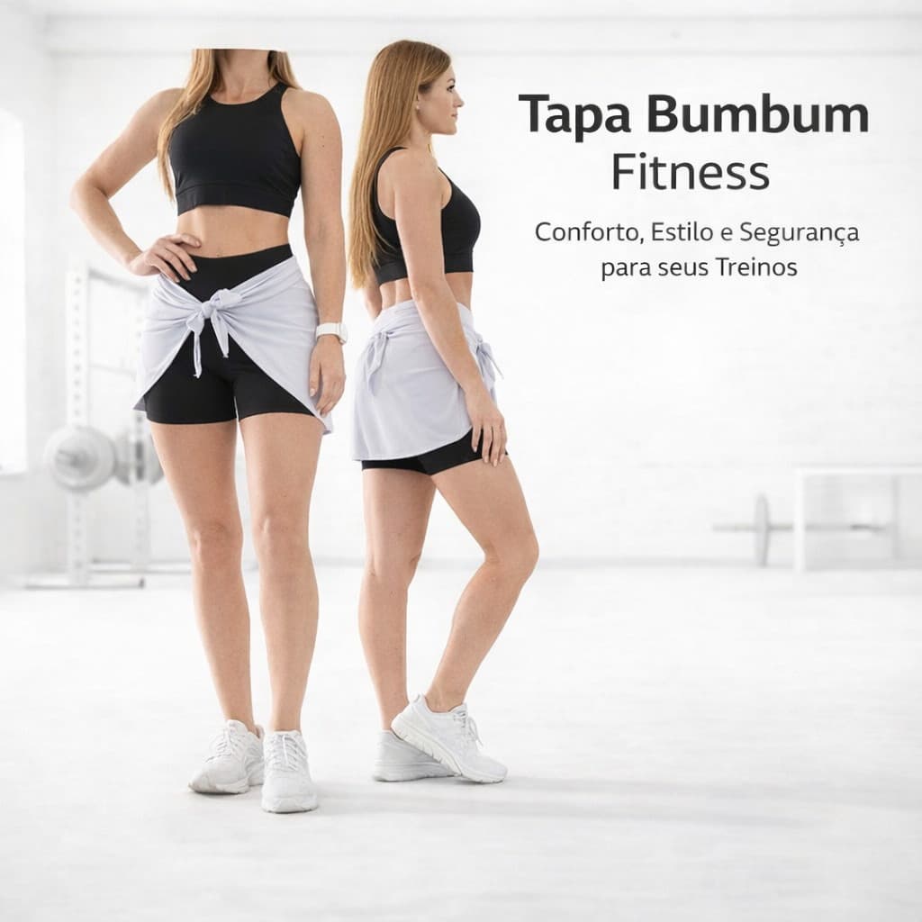 Tapa Bumbum de Amarrar modelo Saia  Academia Caminhada Segurança durante os Treinos