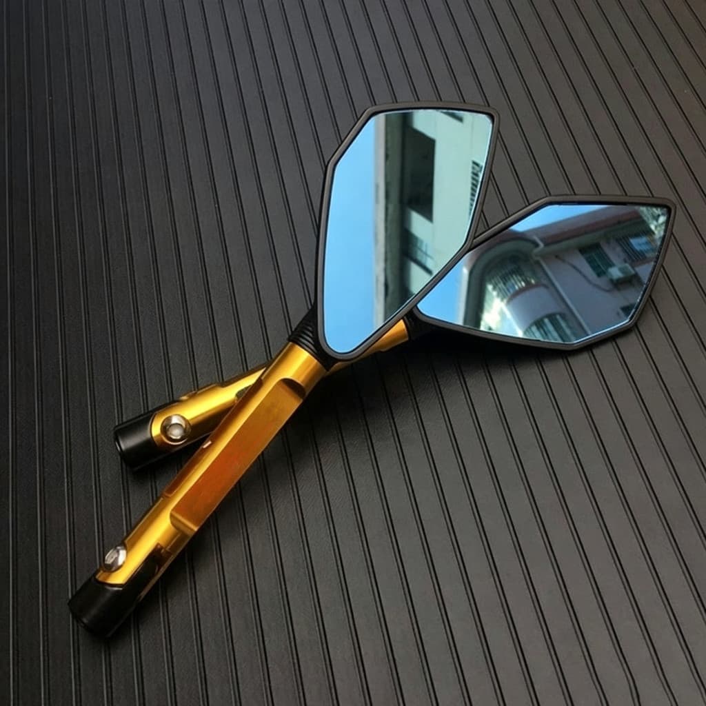 Para HONDA RS-X RSX X Dois Tamanhos Espelho Lateral Da Motocicleta CNC Liga De Alumínio Retrovisor