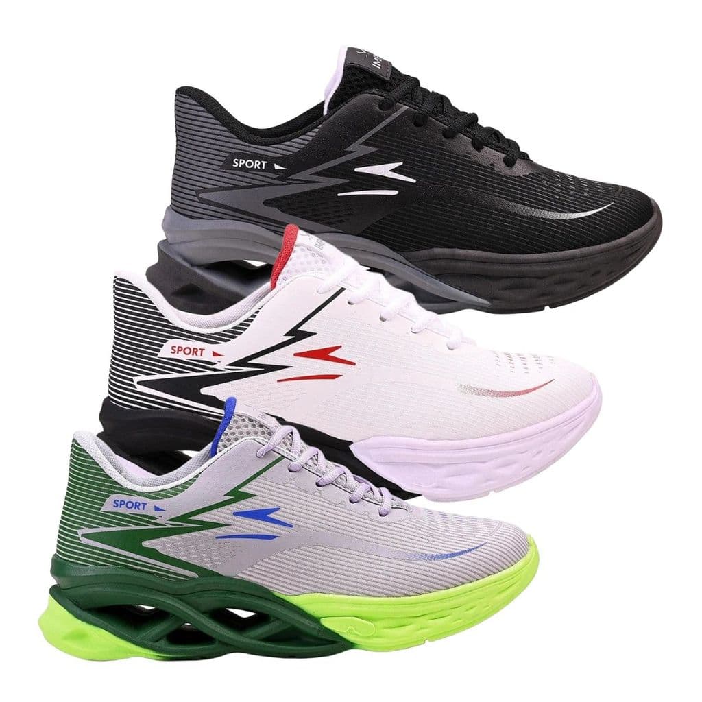 Kit 3 Tênis Masculino Treino Academia Corrida