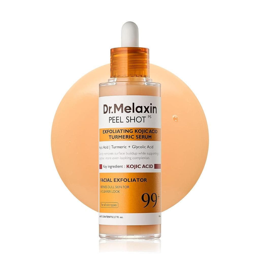 Injeção Esfoliante Melaxin Doctor's com Ácido Kójico e Essência de Cúrcuma 80ml para Cuidado de Manchas Escuras, Cuidado