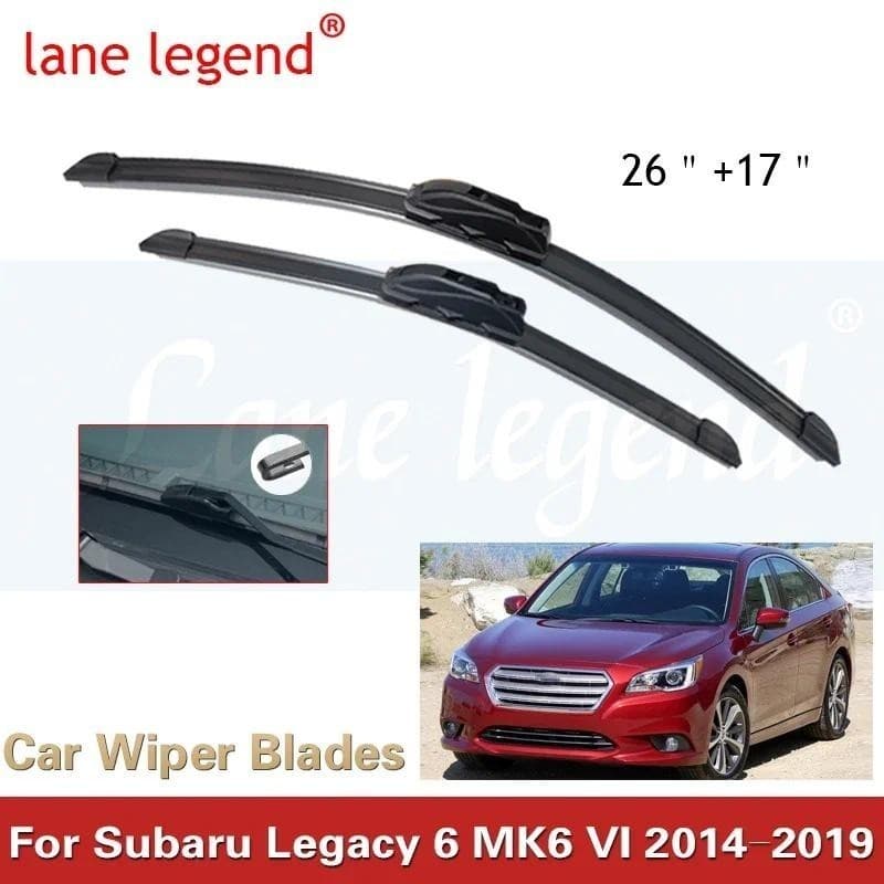2 Lâminas De Limpador Dianteiras Para Subaru Legado 6 MK6 VI 2014 – 2019 BN BS Liberty Cortador De Janela Pára-Brisa Esc