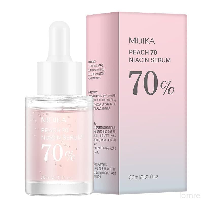 Soro De Niacinamida Peach 70 , Facial Hidratante Para Pele Oleosa , Limpeza Diária Mulheres (30ml)