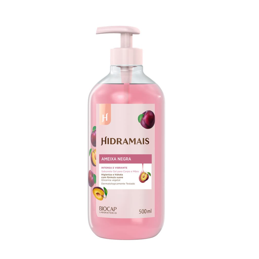 Sabonete Gel Ameixa Negra Hidramais 500ml Glicerina Vegetal