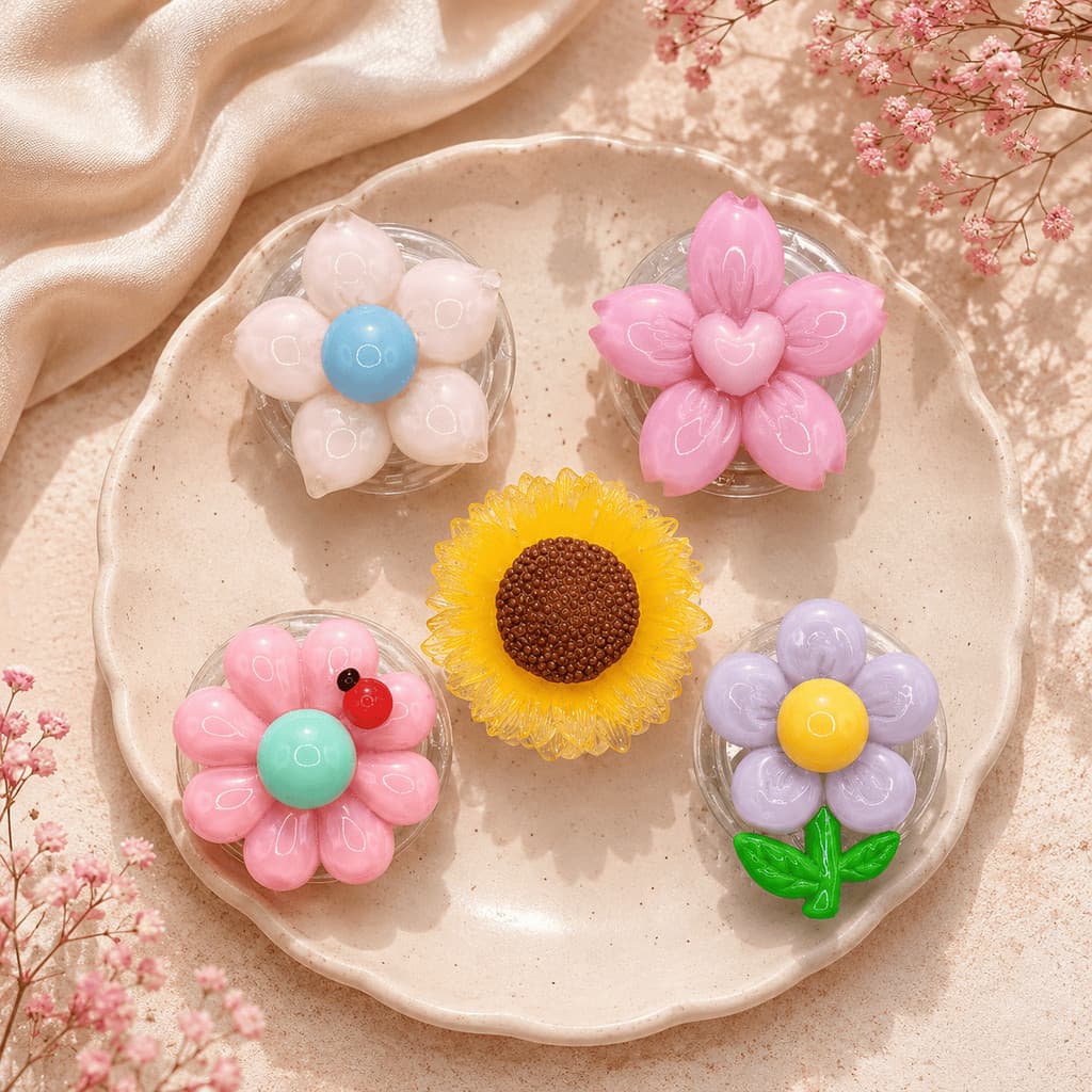 Suporte de Dedo para Celular Florzinhas Grip 🌸