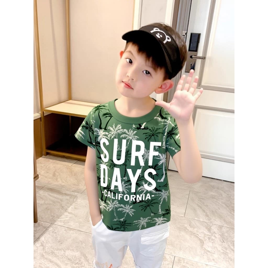 Versão coreana roupas infantis 2026 verão novo estilo meninos camiseta de manga curta roupas infantis bebê topo puro alg