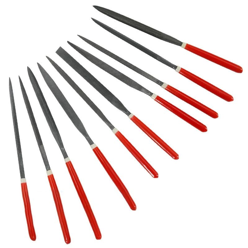 YATO YATO Conjunto de arquivos de Metal variados Arquivo de plástico Faca pequena para esfregar Ferramenta de moagem Arq
