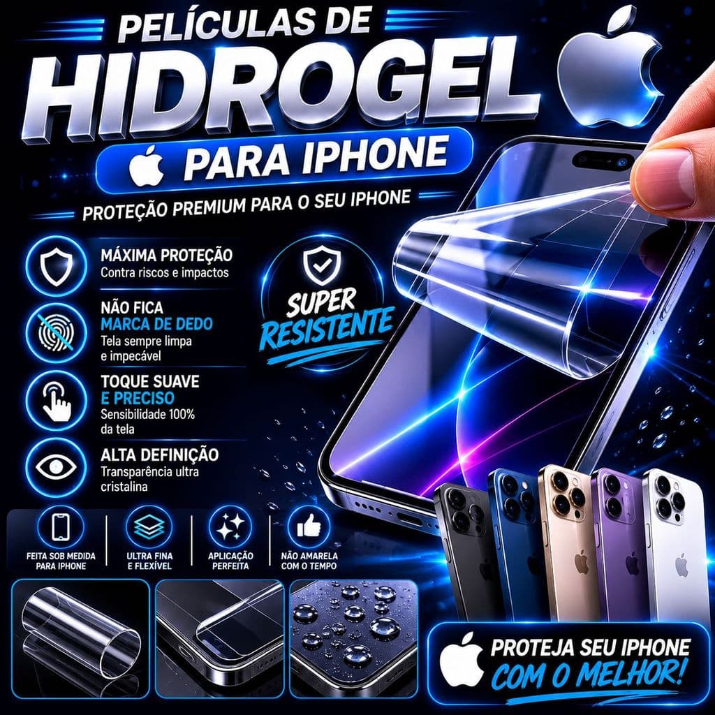 Película de Hidrogel Premium para Iphone