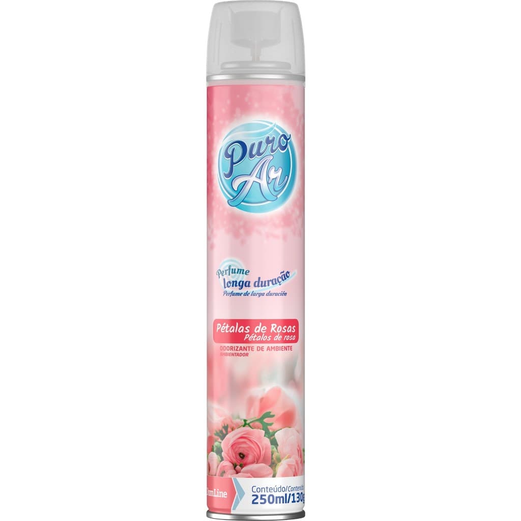 Puro Ar  Aromatizador 250ml Petalas De Rosas
