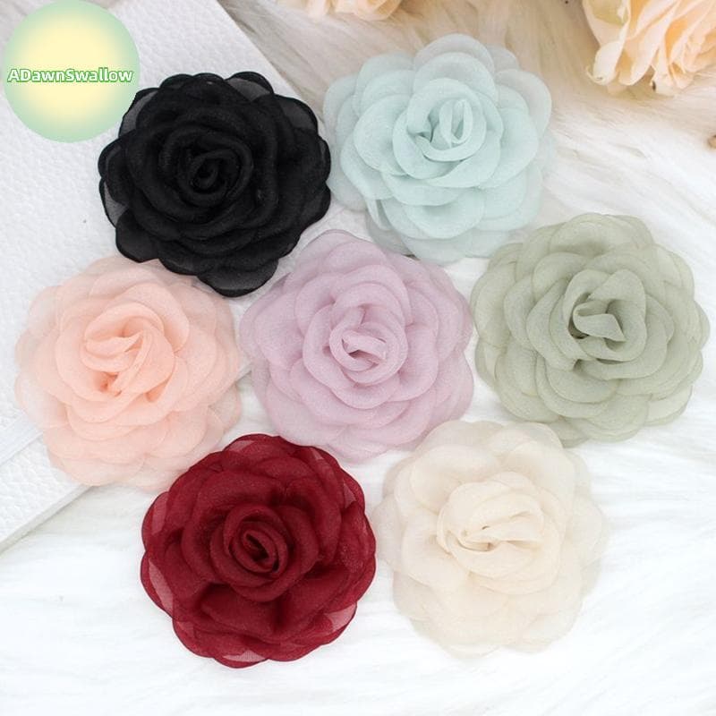 ADS 6cm Broches De Flores De Camélia Branca Moda Coreana Corsage Alfinetes De Lapela Vestido Camisa Acessórios De Terno