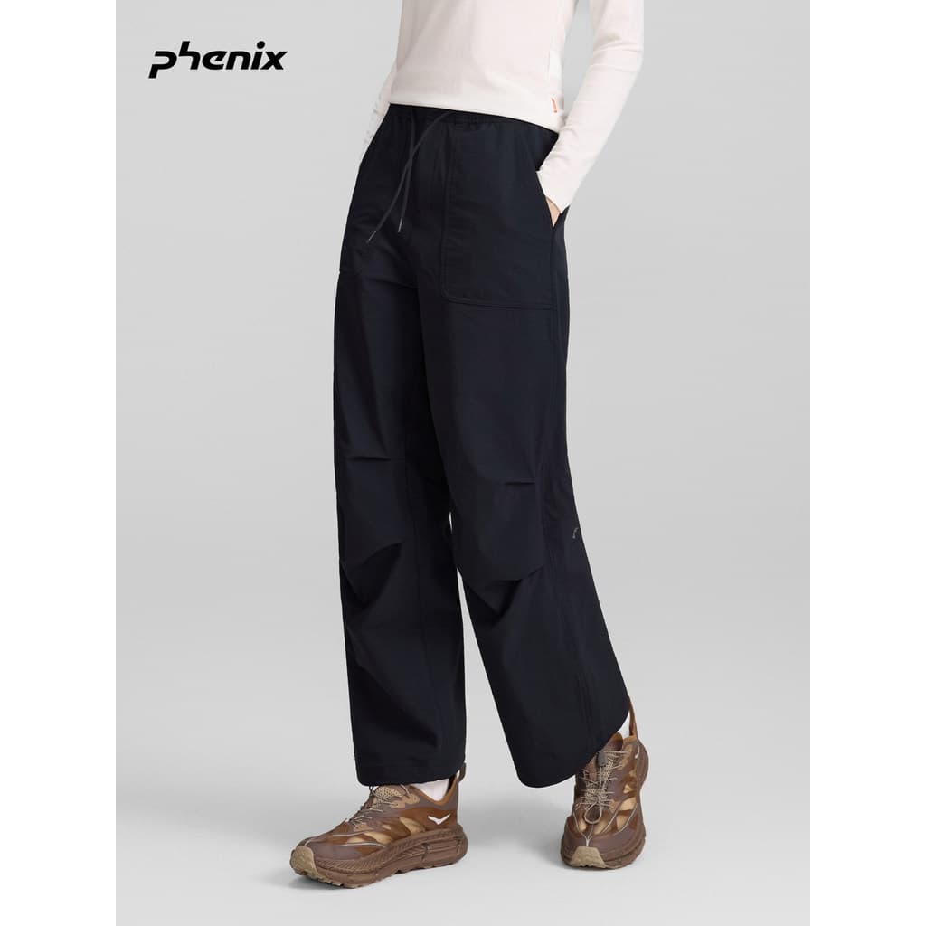 +fenix Phoenix Macacão repelente de água ao ar livre feminino novo estilo Multi-desempenho solto Casual calças de tecido
