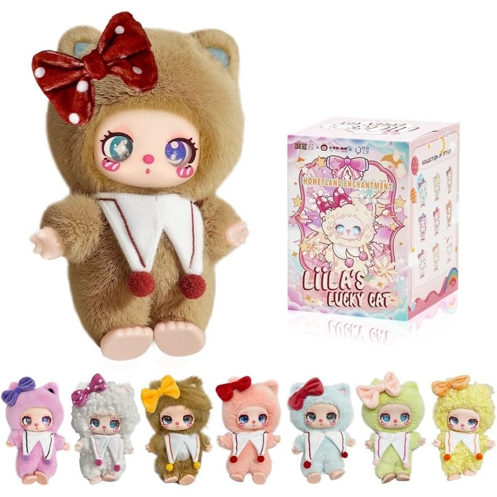 Boneca de Pelúcia Surpresa, Brinquedo de Pelúcia Fofo Liila de 6,7 polegadas (1 de 9 Estilos Possíveis) Brinquedo Coleci