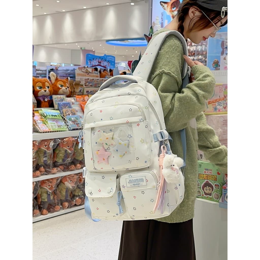 Mochila escolar para meninas, estudantes do ensino fundamental de três a cinco sexta série, crianças, meninas, leve, gra