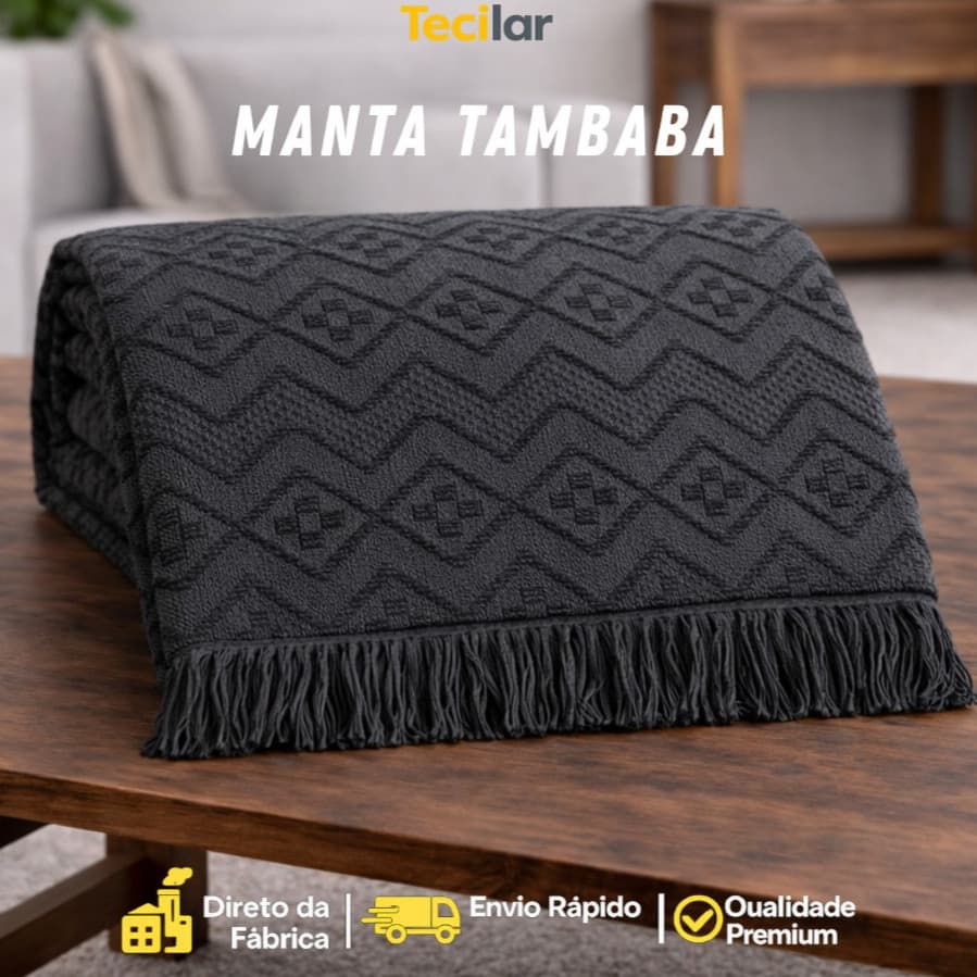 Manta U 2,40x1,80m Grande para Sofá Direto da fabrica 100% Algodão | Capa Protetor | Decorativa