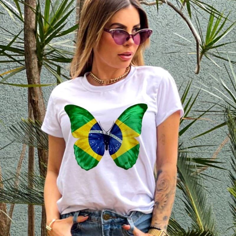 Borboleta do Brasil 100% algodão